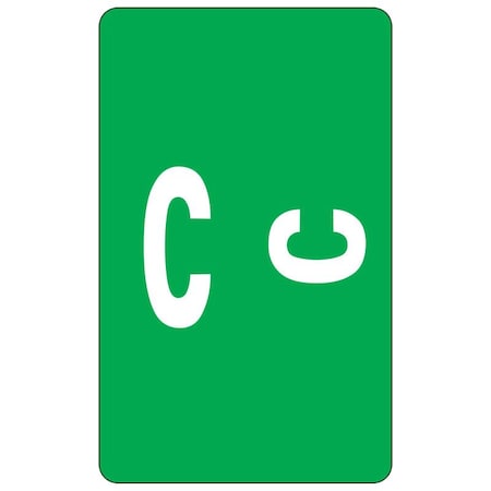 Smead Label, Accs, "C", Drkgn, 100Ct Pk SMD67173